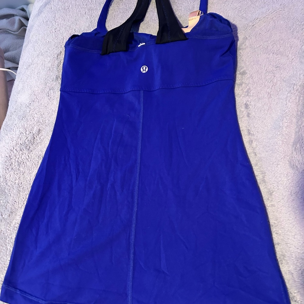 Lululemon Blue Athletic Tank Top